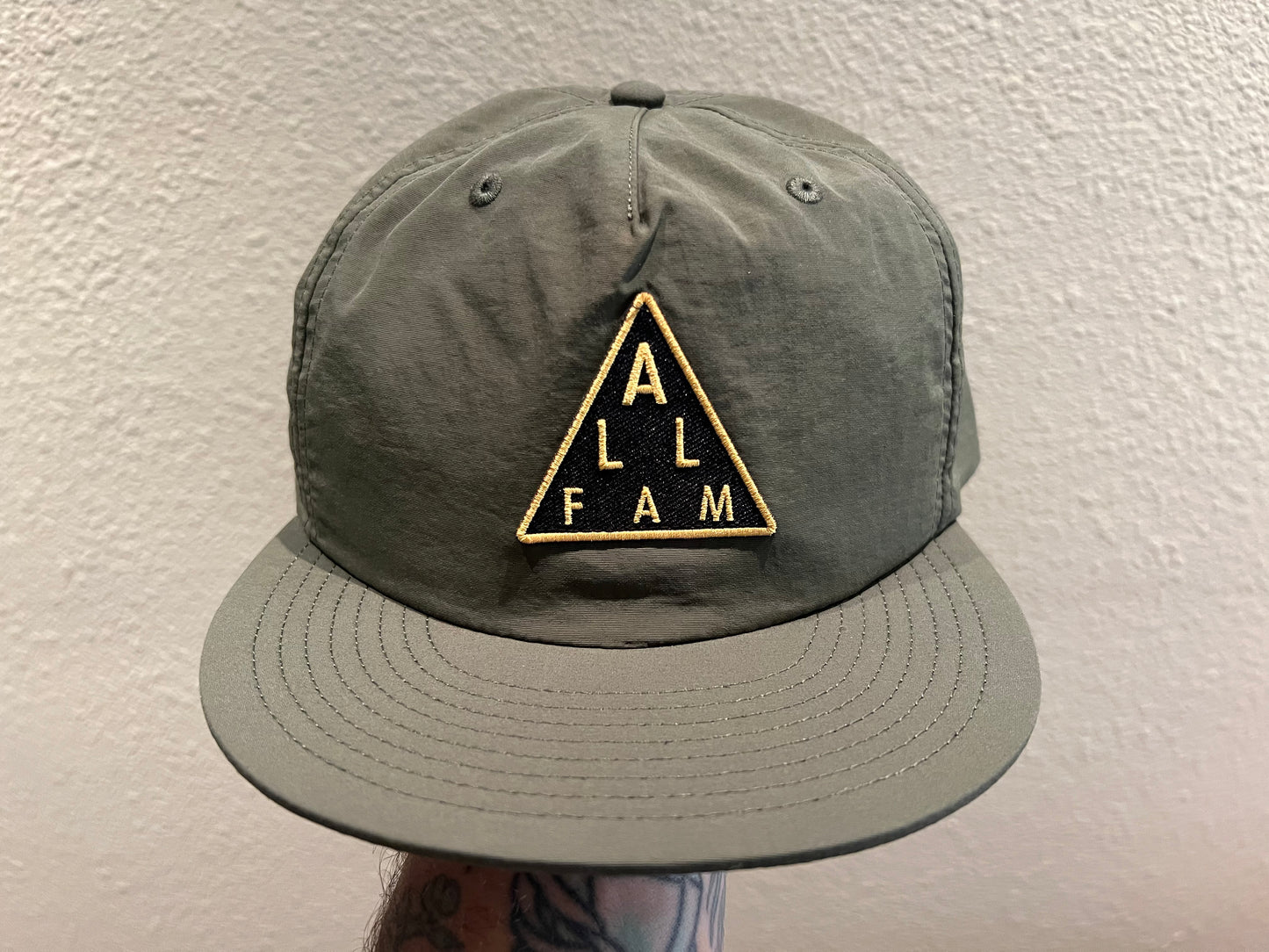 2" TRIANGLE PATCH SURF CAP ARMY